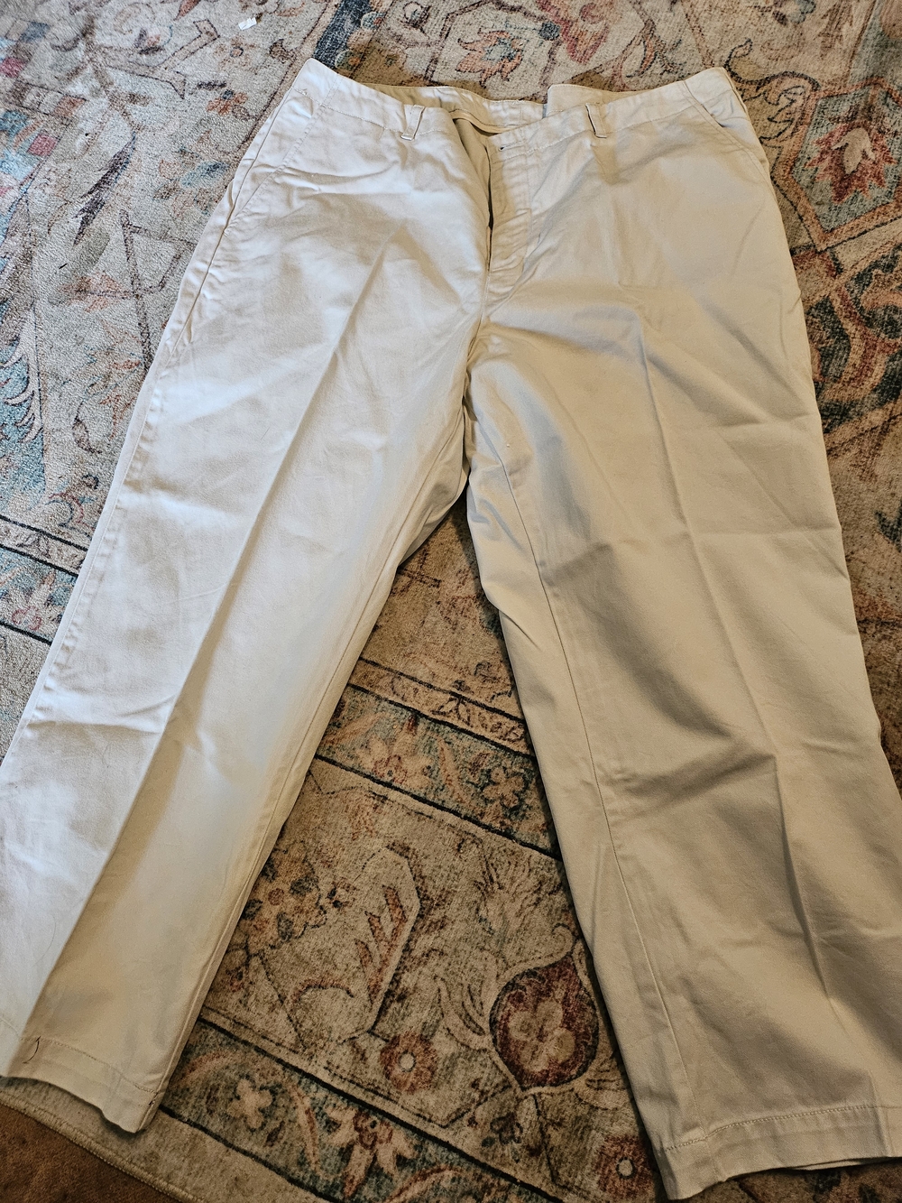 Classic Khaki Cotton Chinos